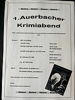 Logo 1. Auerbacher Krimiabend