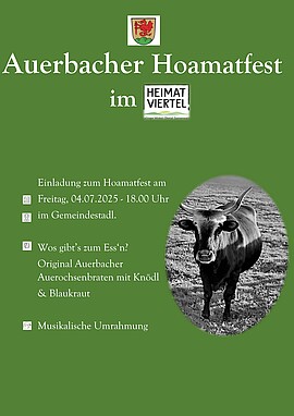 Banner Auerbacher Hoamatfest